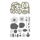 thumbnail image 1 of Sello de flor de silicona Wdftyju estampado Álbum de recortes Troqueles de corte de papel herramienta de Álbum (A) + B, 1 of 9