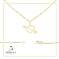 thumbnail image 7 of BEBERLINI Women Heart CZ Pendant Necklace Set 14K Gold Filled Rope Chain Jewelry 24", 7 of 7