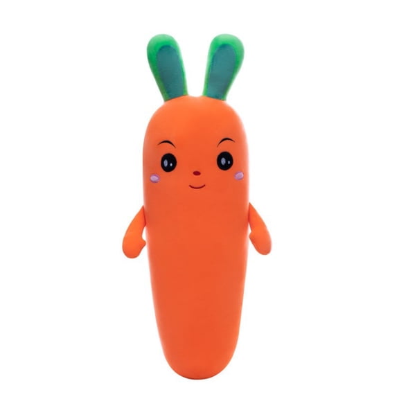 Carrot Plush Pillow Soft Stuffed Decorative Cushion for Sofa Bed Home Accent