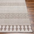 thumbnail image 4 of Hauteloom Asif Living Room, Bedroom Area Rug - Ivory, Brown - 5'3" x 7', 4 of 8