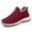Red, variant on Women&Men's Snow Boots Winter Solid Color Keep Warm Ankle Boots Plus Velvet Boot Flat Snow Boots BJ Winter Flat Anti-Splashing