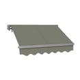 thumbnail image 2 of Advaning Slim Gray Series 12x10 ft. Manual Retractable Patio Awning - Burgundy, 2 of 2