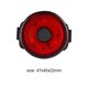 thumbnail image 4 of Luz trasera LED para bicicleta MTB, lámpara de advertencia de seguridad trasera, 2 pilas CR2032 incluidas Tmvgtek paseo en bicicleta, 4 of 5