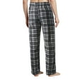 thumbnail image 2 of Hat and Beyond Men's Cozy Straight Fit Fuzzy Knit Homewear Plaid Flannel Pajama Pants, 2 of 6