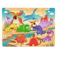thumbnail image 1 of Casse-Tête en Bois de 60 Pcs Dessin Animé Anime pour Enfants Jouet Éducatif Designs d'Animaux Colorés Résolution de Problèmes Activité de Raisonnement Spatial Poids 158G, 1 of 4
