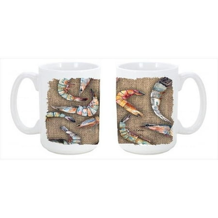 

Shrimp Dishwasher Safe Microwavable Ceramic Coffee Mug 15 oz.
