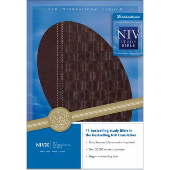 Zondervan Niv Study Bible: New International Version, Mulberry, European Leather (Paperback) 0310936993 9780310936992