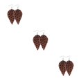 thumbnail image 2 of QualitChoice Leopard Print Earrings Body Decoration Water Drop Ear Dangles Birthday Gift Type 16 3Set, 2 of 6