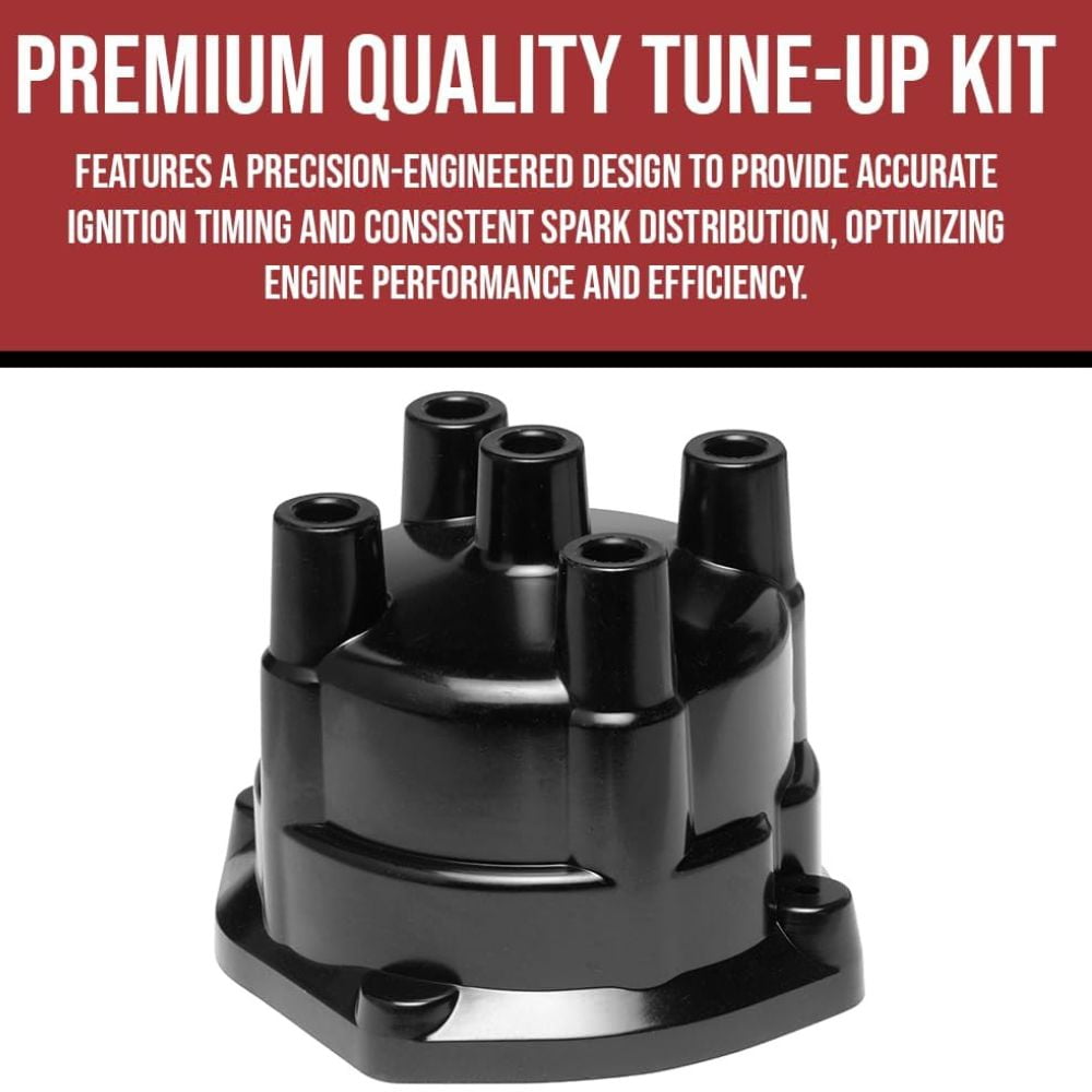 Distributor Cap, Rotor, Points, Condenser and Spark Plug Wires. Ignition Kit for Mercruiser 3.0 2.5 3.7 by FASWORX