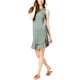 thumbnail image 1 of Vestido ajustado Maison Jules con dobladillo con volantes para mujer, verde, extragrande, 1 of 2