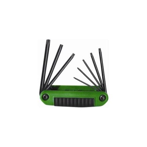 Eklind Tool Ergo-Fold Assorted Fold-Up Tamper Resistant Torx Hex Key Set Multi-Size in. 7 pc