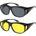 thumbnail image 1 of Gafas de sol Fit Over Yogo Vision, lentes polarizadas 100% UV para hombres y mujeres, 1 of 6