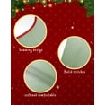 thumbnail image 6 of Sage Green Ombre Christmas Tree Skirt 48 Inches Large Christmas Skirt Tree, Modern Sage Green Abstract Art Tree Skirt Christmas Decorations for Fireplace Party Holidays Indoor Outdoor, 6 of 7
