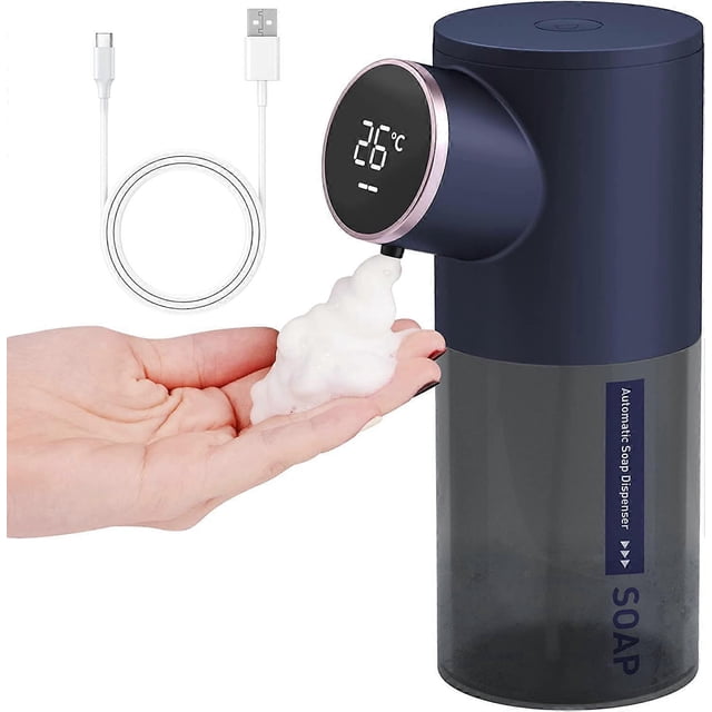Automatic Soap Dispenser,320ml Foam with USB Rechargeable,IPX4 Touchless with Infrared Sensor Detector
