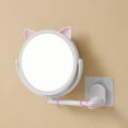thumbnail image 4 of Tocador giratorio ajustable de pared, plegable, sin taladrar, de alta definición, para el baño de casa o el hotel, color blanco, 4 of 6