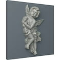 thumbnail image 5 of Ekena Millwork 10 5/8"W x 9 3/8"H x 1 1/8"P Pompeii Angel Corner Onlay, Right, 5 of 6