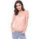 thumbnail image 3 of Top De Encaje Floral Semitransparente Con Ribete Festoneado Para Mujer Rosa Allegra K, 3 of 6