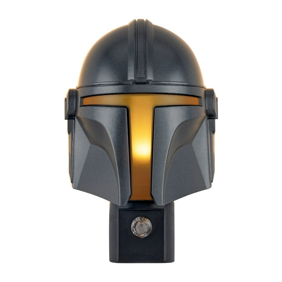 Star Wars Mandalorian Helmet LED-Bulb Night Light, Automatic ON/OFF