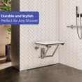 thumbnail image 3 of Asiento de ducha plegable Stardrix 46x41 cm, capacidad de 181 kg, ADA, 3 of 7