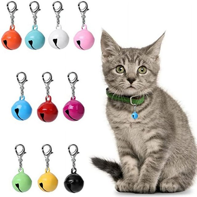 CHUANK 10 Pcs Clochettes de Collier pour Animaux de Compagnie Accessoires de Collier pour Chien Chat