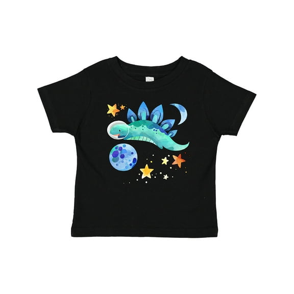 Inktastic Stegosaurus Space Dinosaur with Stars and Planet Boys or Girls Baby T-Shirt