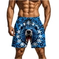 thumbnail image 3 of Goodtrade8 Shorts for Men Pockets Board Shorts Swimwear Elastic Waist Breathable Summer Vacation Ropa Drawstring Mens Swim Shorts Hawaiian,Size S, 3 of 9