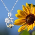 thumbnail image 2 of Colgante HUOGUO Personality Flor Infinite Rose Bee, 2 of 5