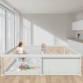 thumbnail image 1 of Baby Playpen Hiaksedt de 200 x 200 cm para interiores y exteriores con puertas con cremallera, 1 of 7