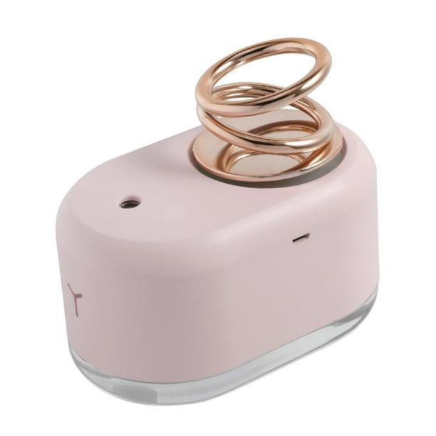 Difusor Humidificador de Nieb Fría con de Agua de 300 Ml para El Hogar Del Bebé, Dormitorio, Oficina, Modo Silencioso, 2 Nieb de Trabajo, L Rosado Baoblaze Humidificador portátil