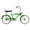 Green, variant on Wonder Wheels 20" Lowrider Hi-Ten Steel Coaster Brake Single Speed Bicycle, Bike, One Piece Crank Alloy Rims 140H - Green