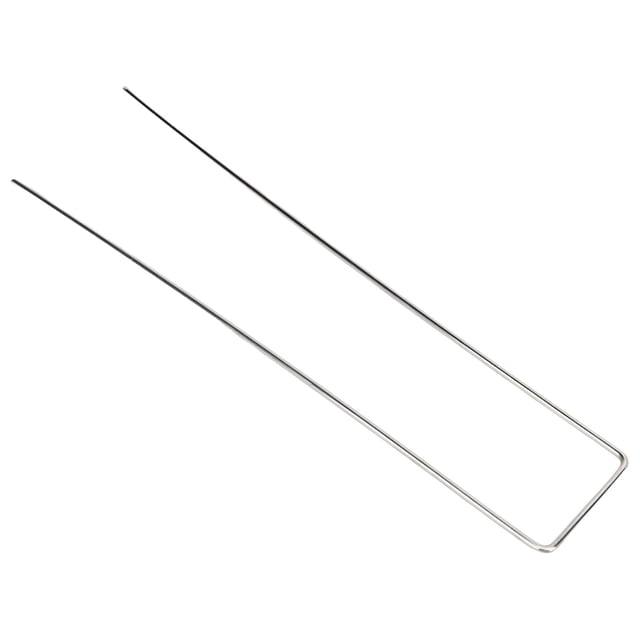 100PCS Landscape Pin, Galvanized Steel Landscape Stakes, Multiple Uses Rustproof Garden Pegs Pin, For Tents, Tarps, Garden Cloth, Hoses