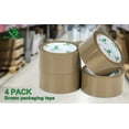 thumbnail image 6 of 4Rolls Brown Packing Tape 2.4mil x 1.88inch x 50yds, Shipping Tape for Heavy Duty, Moving, Packing, BOMEI PACK, 6 of 9