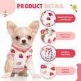 thumbnail image 4 of SUCS Small Dog Shirt Cute Puppy Cat Shirt Clothes Soft Cotton Sleeveless Shirts for Small Dogs Cats Summer Doggy Vest Tee Shirt Chihuahua Yorkie Shih Tzu Pet Apparels, 4 of 9