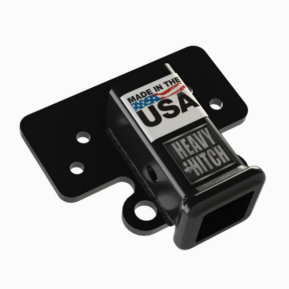 HKIRP: Rear Receiver Hitch Plate for Kioti - Black