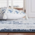 thumbnail image 6 of SAFAVIEH Blair Giovanni Traditional Machine Washable Area Rug, 9' x 12', Beige/Navy, 6 of 13