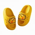 thumbnail image 3 of TOWED22 Kids Fruit Slippers Strawberry Slipper Carrot Home Slippers Indoor Slippers For Toddle Kids Boys Girls(Yellow,9.5), 3 of 7
