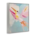 thumbnail image 2 of Stupell Industries Modern Pastel Hummingbird Soaring Gray Framed Giclee Art, 24 x 30, by The Prints Vibe, 2 of 8