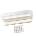 thumbnail image 1 of Vitrina para figuras, organizador de almacenamiento, vitrina, protectora, transparente, caja de almacenamiento para muñecas, mini juguetes, tipo escalera. Beige, 1 of 8