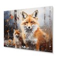 thumbnail image 2 of Designart "Creature Auburn Canine" Animals Metal Wall Decor, 2 of 5