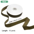 thumbnail image 7 of Velvet Ribbon 10 Yards 1" Wide Nylon Fabric Ribbons, Army Green, 7 of 7