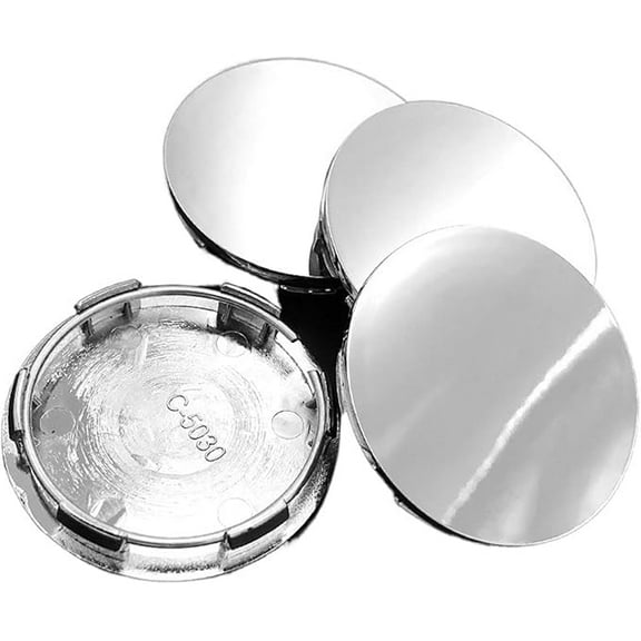 Applicable to jfqm 4PCS Chrome 60MM Fit for Car Wheel Center Hub Caps Auto Rim Tire Hubcap Dust-Proof Cover Center Caps