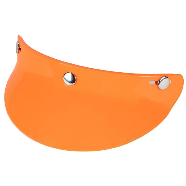 Speravity Visera para casco de moto con 3 broches, visera parasol naranja Type3 NO3