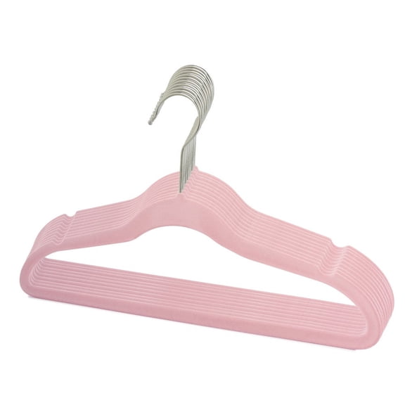 New! Petite Size Slim-Line Pink Shirt-Pant Hangers