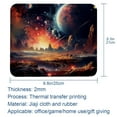 thumbnail image 5 of Galactic Space Square Gaming Mouse Pad, 8.3x9.8 Inch Non-Slip Rubber Bottom Printed Mousepad for Office and Gaming, 5 of 6