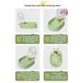 thumbnail image 7 of Msgweeeg Pet Outdoor Water Bottle Foldable Portable Leakproof Drinking Bottle for Dogs Cats Pets Convenient Hydration Solution Lightweight Travel Cup Park Hiking Walking Activity, 7 of 7