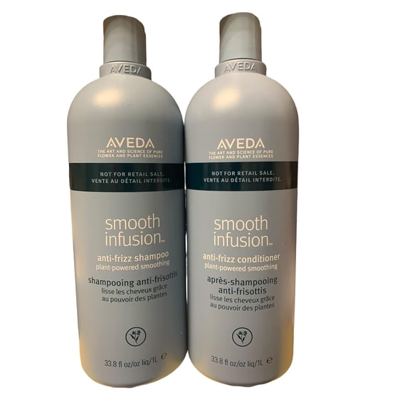Aveda Smooth Infusion Anti Frizz Shampoo and Conditioner 33.8 OZ Each