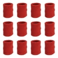 thumbnail image 1 of Unique Bargains Bracelets de Poignet Sport 8x8cm Absorbants en Éponge, Rouge Lot de 12, 1 of 7