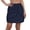 Navy, variant on Summer Skirts for Women Casual Elastic Drawstring Waist Cargo Skort Hiking Outdoor Golf Skirts Trendy Mini Skort Pink XL