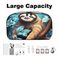 thumbnail image 3 of Sloth Waterproof Oxford Cloth Travel Case for Electronic Devices, USB Organizer, Charger Organizer Travel Case, Phone Cable Organizer - 5.9x9.44x3.14 in, 3 of 6