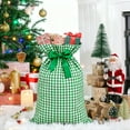 thumbnail image 6 of Christmas Gift Bag, Drawstring Gift Bag, Large Holiday Storage Christmas Gift Wrap Bag with Durable Canvas Fabric, Reusable Eco-Friendly Drawstring Closure, Portable and Wear-Resistant Design, 6 of 7